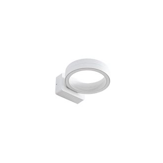 Lindby L&aacute;mpara de pared led exterior de aluminio blanco