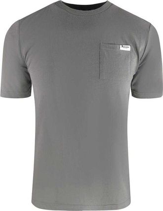 Aquascutum Heren Logo Borstzak T-Shirt (Grijs)