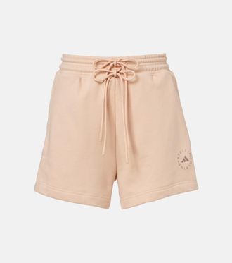 adidas by Stella McCartney Logo cotton shorts