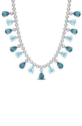 Delmar Sky Blue Topaz & Blue Topaz Necklace at Nordstrom Rack