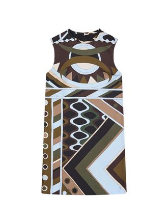 Emilio Pucci Silk Twill Midi Dress