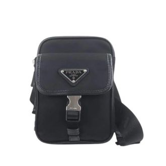 Prada Pre-owned Nylon Telefoonhoesje - Dames - Pre-owned - Zwart - Maat: ONE Size Nylon