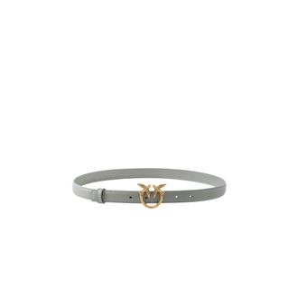 Pinko Love Berry H2 Belt - unisex - Riemen - Grijs - L - Leer - Accessoires
