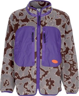 Puma Sherpa Fleece Jas met Pam Design - Heren - Fleece jassen - Veelkleurig - M - Polyester - Fitness