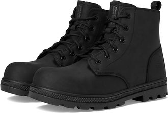 Skechers Rotund - Finnen Carbon Nano Comp Toe Womens Boots Black : 8.5 B - Medium, Synthetic