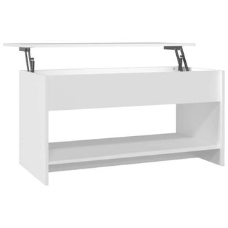 Berkfield Home 809647 Coffee Table White 102x50x52, 5 cm Engineered Wood