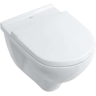 Villeroy & Boch Inodoro Con Fondo De Pared, 360 X 560 Mm, Directflush, Dise&ntilde;o Suspendido, Desag&uuml;e Horizontal, Porcel&aacute;nico Sanitario Blanco