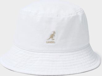 Kangol Womens Embroidered-logo colourful bucket hat