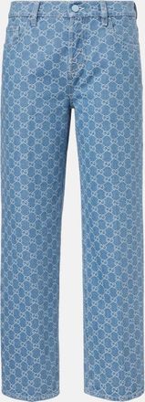Gucci Jeans regular in jacquard GG