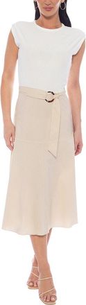 Tash + Sophie Extended Shoulder Twofer Dress