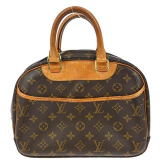 Louis Vuitton Trouville Handbag Monogram Canvas Brown Canvas Handbag (Pre-Owned)
