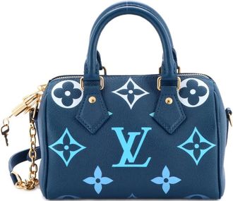 Louis Vuitton Speedy Bandouliere Bag Degrade Monogram Empreinte Giant 20 satchel - Blauw