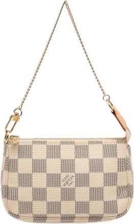 Louis Vuitton Pre-owned Mini Pochette Accessoires - - Pre-owned - Donna - Bianco - ONE SIZE