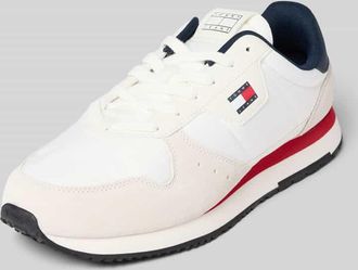 Tommy Jeans Low Top Sneaker aus Leder-Mix Modell EVA RUNNER in Weiss, Größe 40