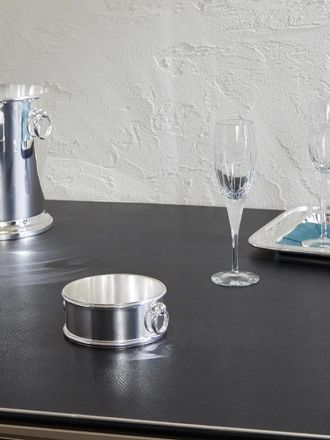 Ralph Lauren Home Durban Silver-Plated Wine Bottle Coaster