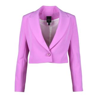 Access Fashion Access Fashion, Dames, Jassen, Paars, Maat: S Leer