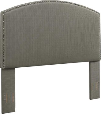 Crosley Furniture Cassie Upholstered Full/Queen Headboard Shadow Gray