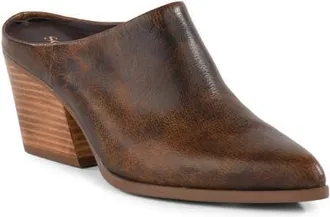 Seychelles Morning Joe II Leather Heeled Mule in Brown at Nordstrom, Size 8.5
