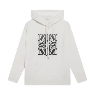 Max Mara Dames, Sweatshirts & Hoodies, Wit, Maat: S Wol