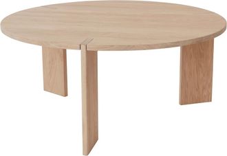 OYOY OY Couchtisch, &Oslash; 90 x H 40 cm, Eiche natur