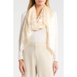 Givenchy 4G Monogram Silk Scarf in Ivory at Nordstrom Rack