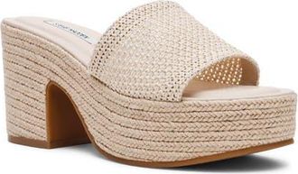 Steve Madden Trippy Platform Sandal in Natural at Nordstrom, Size 9.5