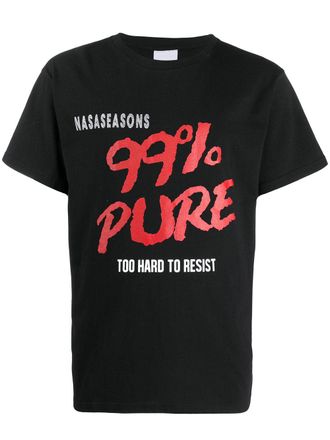 Nasaseasons T-shirt met print - Zwart