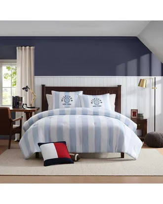 Tommy Hilfiger Berkeley Stripe Washed Comforter Set