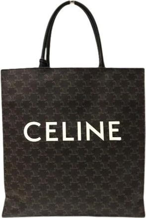 Celine Pre-owned Vintage Tote Bag - Heren - Vintage Shopper - Bruin - ONE Size - Leer - Vintage