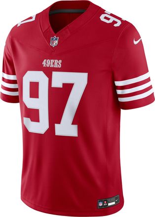Nike Christian McCaffrey San Francisco 49ers Nike Mens Dri-FIT NFL Stitched Limited Jersey in Red | 37NMSALH9BF-YFY