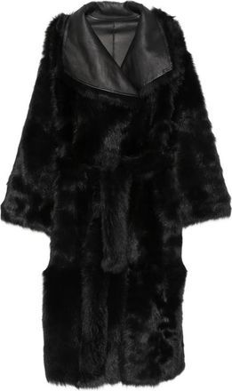 Yves Salomon Shearling-trimmed Fur Jacket
