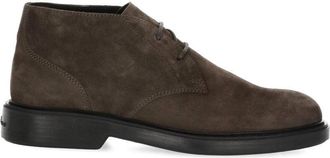 Hogan Brown Suede Lace-Up Shoes
