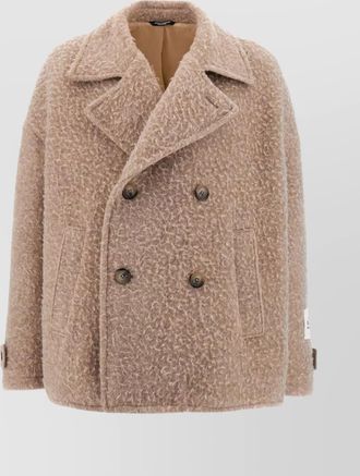Dolce & Gabbana wool blend double-breasted peacoat