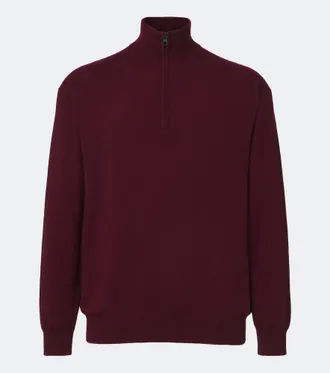Lisa Yang Augustus cashmere half-zip sweater