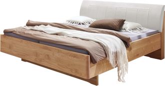 Wiemann Holzbett »Cardiff, Bettgestell, Bettrahmen, teilmassiv, mit Polsterkopfteil« Belastbarkeit 110/220 Kg, 4-fache höhenverstellbar, MADE IN GERMANY, Fuss