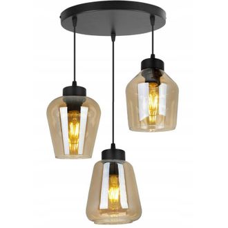 OEM L&aacute;mpara Colgante Moderna Y Elegante Con Pantalla De Cristal