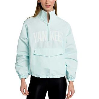 Lusso Womens Lusso Light Blue New York Yankees Parker Half-Zip Jacket at Nordstrom, Size X-Large