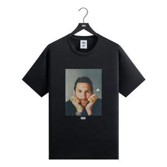 Kith x Messi for adidas Football Graphic T-Shirt Black ADKU4263