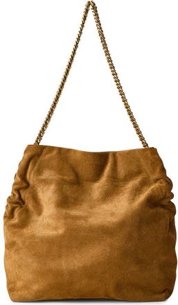 Veronica Beard Slouchy Suede Shoulder Bag in Acorn at Nordstrom