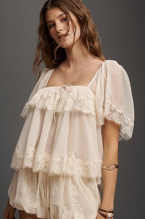 For Love & Lemons Juniper Tiered Top