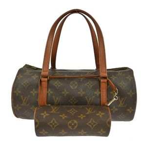 Louis Vuitton Papillon Handbag Monogram Canvas Brown Canvas Handbag (Pre-Owned)