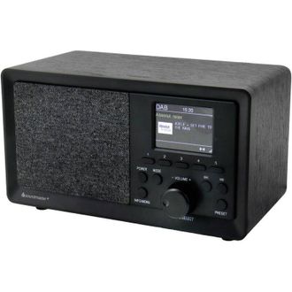 Soundmaster DAB350SW Radio da tavolo dab+, fm usb incl. Speaker box, Funzione allarme Nero - Soundmaster