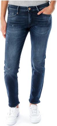 Le Temps Des Cerises Slim Fit Jeans - Dames - Slim Fit Jeans - Blauw - W29 - Jeans