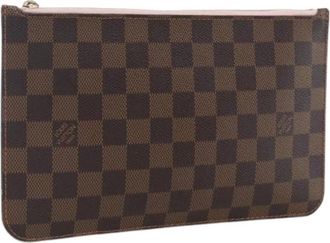 Louis Vuitton Pre-owned Canvas Clutch - Dames - Vintage Clutch - Bruin - ONE Size - Vintage
