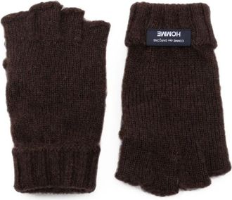 Comme Des Gar&ccedil;ons Gloves Dark Brown Gloves
