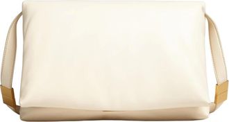 Marni Prisma Tas - Dames - Schoudertassen - Beige - ONE Size - Leer - Tassen