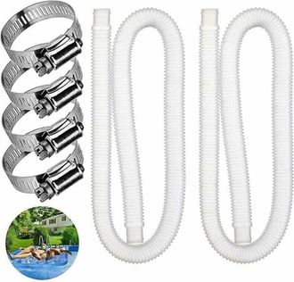 OEM Manguera De Repuesto Para Piscina De 2 Piezas (150 X 3,2 Cm). Manguera De Succi&oacute;n Para Piscina (no Es La Original)