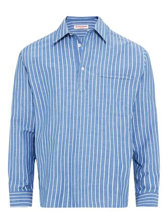 Orlebar Brown Shanklin overhemd - Blauw