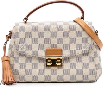 Louis Vuitton Pre-owned Handbags, female, White, Size: ONE SIZE Pre-owned Leather Satchel