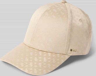 HUGO BOSS Basecap mit Allover-Muster Modell ARI-M in Beige, Größe 1